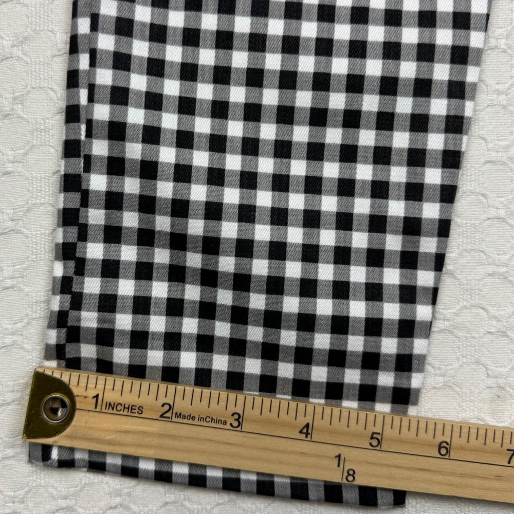 NWT Vixen Micheline Pitt Cigarette Pant Gingham Rockabilly Womens S Black White - Picture 7 of 13